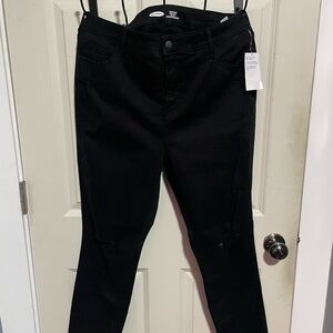 OLD NAVY ROCKSTAR SUPER SKINNY HIGH RISE SECRET SLIM POCKETS